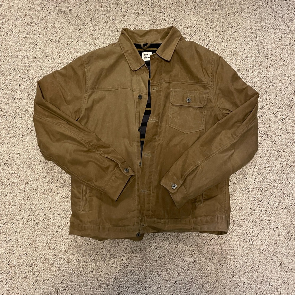 Flint and Tinder Waxed Trucker Jacket